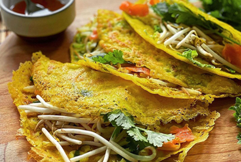 Bánh xèo chảo Chi Chi ở Cam Ranh